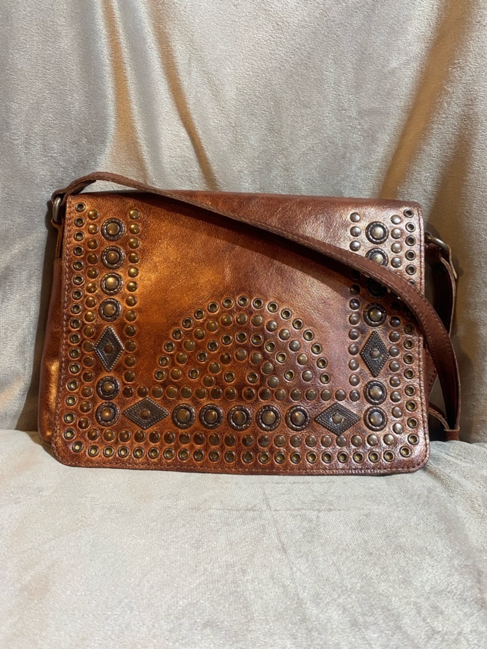 Patricia Nash Preselle Studded Crossbody Bag